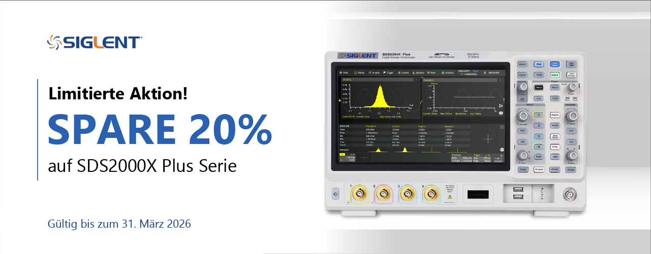 Siglent SDS2000X Plus: 20% Promo
