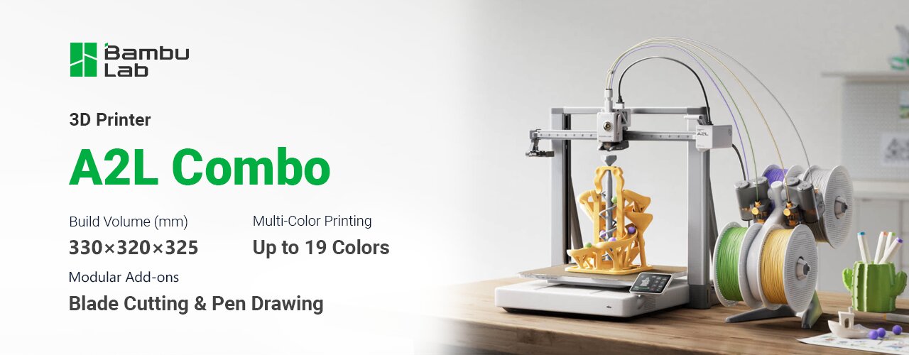 Bambu Lab A2L Combo 3D Printer