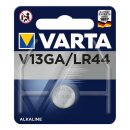 Varta LR44 Alkaline-Knopfzelle 1,5V, 125mAh