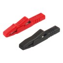 Hirschmann AK 2 S Insulated Crocodile Clip Pair Red/Black