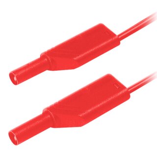 Hirschmann MLS WS 25/2,5 RT Sicherheitsmessleitung stapelbar 2,5mm 0,25m rot