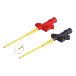 Hirschmann KLEPS 2600 Sicherheits-Klemmprüfspitze Paar rot/schwarz