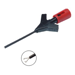 Hirschmann MICRO-KLEPS RT Miniatur-Klemmprüfspitze rot