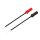 Hirschmann MICRO-PRUEF MPS 2 Miniature Test Probe Pair Red/Black