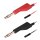 Hirschmann MAL N 4-0.64 Measuring Lead with Banana Plug for 0.64mm System. 1.00m Pair Red/Black