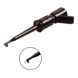 Hirschmann KLEPS 2 BU SW Miniatur-Klemmprüfspitze schwarz