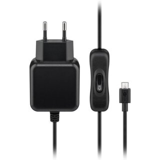 Goobay 66746 Wall Power Supply microUSB 5V/2.5A with Switch