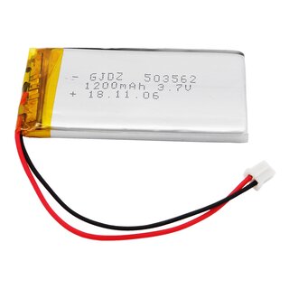 LiPo Pouch Battery with JST Connector