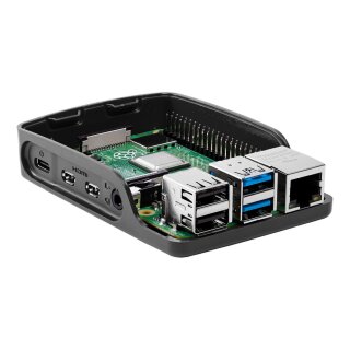 Offizielles Raspberry Pi 4 Gehuse grau/schwarz