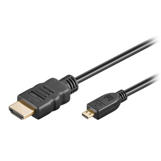 Goobay 31944 High Speed micro-HDMI Cable with Ethernet 5.0m