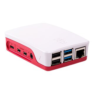 Raspberry Pi 4 Official Kit Red/White