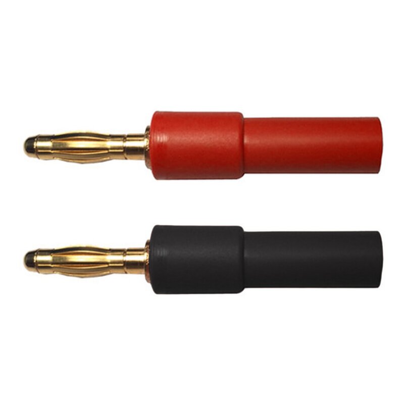 Black 4mm Test Probe Connector Pair Red 