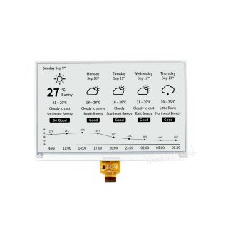 Custodia protettiva per schermo e-paper (B) (C) E-Ink Raw da 7,5 pollici