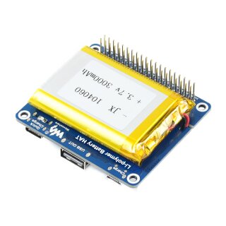 Waveshare 17076 Li-polymer Battery HAT