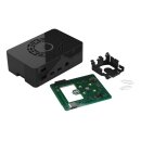 OneNineDesign Pi 4 PowerHAT Gehäuse mit Schalter schwarz
