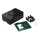 OneNineDesign Pi 4 PowerHAT Gehäuse mit Schalter schwarz