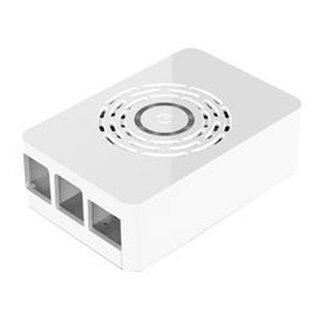 OneNineDesign Pi 4 PowerHAT Case with Switch White