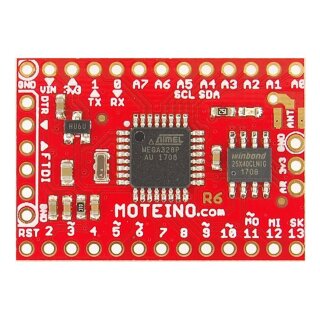 LowPowerLab Moteino R6 mit RFM95W LoRa Transceiver (868 MHz), 4 MBit Flash