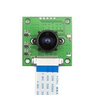 Arducam B0055 6MP OV5647 Fisheye Camera for Raspberry Pi, M12 S-Mount