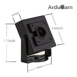 Arducam B019701 8MP 1080P Auto Focus USB Spy Camera Module for Computer with Metal Case