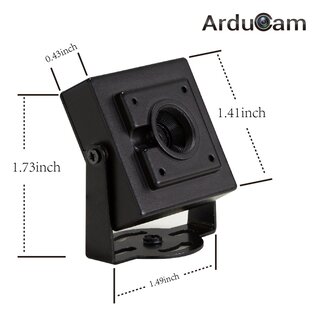 Arducam B019701 8MP 1080P Auto Focus USB Spy Camera Module for Computer with Metal Case
