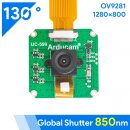 Arducam B0225 1MP OV9281 130° Monochrome 850nm Global...