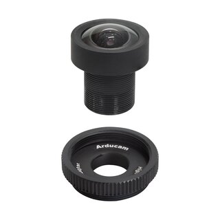 Arducam LN032 M23280H13 M12 S-Mount Lens with Adapter for HQ Camera, 1/2.3 2.8mm