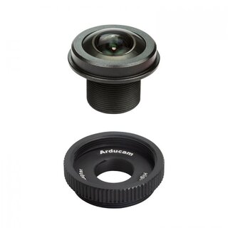 Arducam LN031 180 Degree Fisheye 1/2.3 M12 Lens with Lens Adapter for Raspberry Pi High Quality Camera