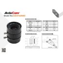 Arducam LN050 CS-Mount Lens for Raspberry Pi HQ Camera