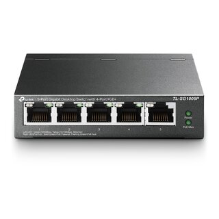 TP-Link TL-SG1005P 5 Port Gigabit Ethernet Switch, 4 PoE Ports