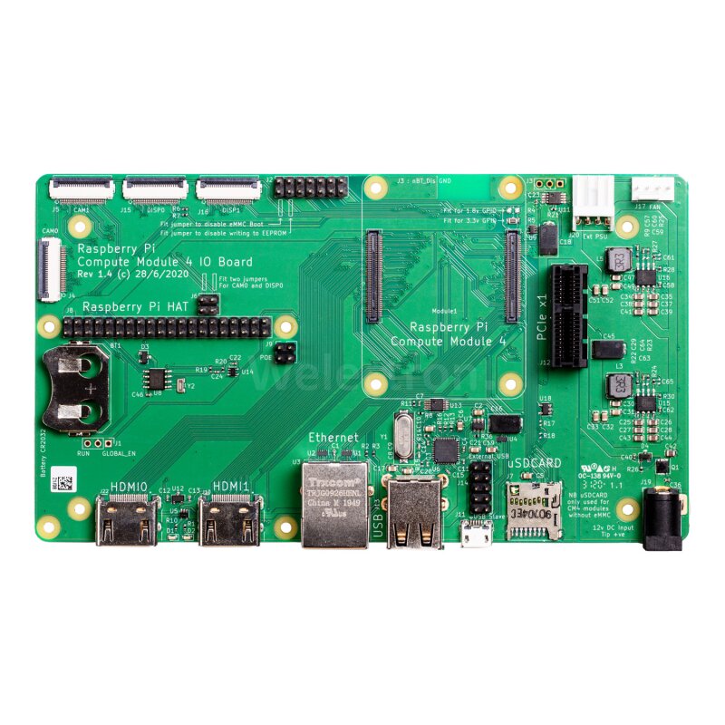 Raspberry Pi Compute Module CM4 IO Board, 37,90 € - Welectron