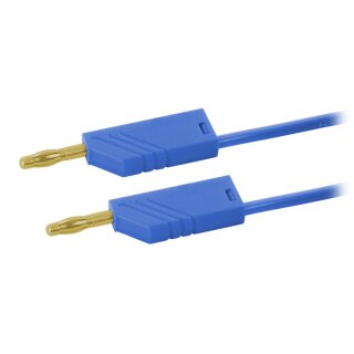 Hirschmann MLN 25/2,5 AU BL Messleitung 2,5mm² vergoldet 0,25m blau