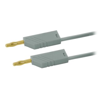 Hirschmann MLN 50/2,5 AU GR Measuring Lead 2.5mm² gold-plated 0.50m Gray