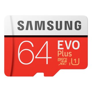 Samsung EVO Plus microSD Speicherkarte 64 GB