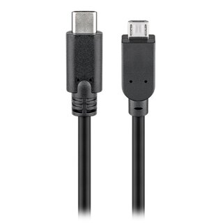 Goobay USB-C auf micro-USB Kabel, USB 2.0