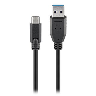 Goobay 45247 USB-C Kabel, USB 3.0, 0,15m