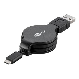 Goobay 45743 Ausziehbares USB-C Kabel