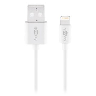 Goobay 72905 Lightning Cable 0.50m White