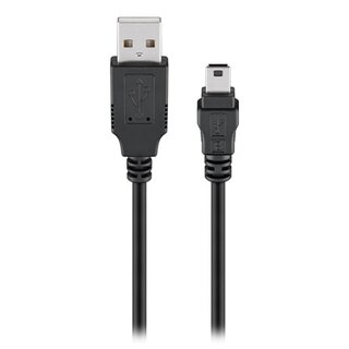 Goobay 93229 mini-USB Kabel, USB 2.0, 0,30m