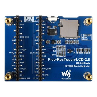 Waveshare 19804 Pico-ResTouch-LCD-2.8