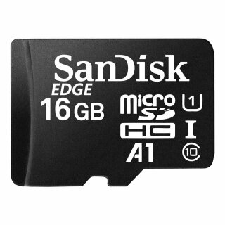 Sandisk Edge Microsd Card Noobs Pre Loaded 16 Gb With Adapter And