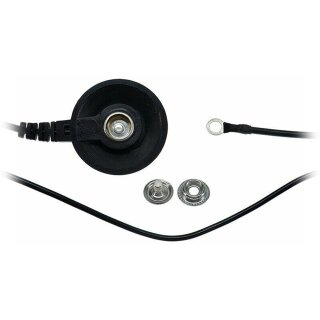 SafeGuard ESD Grounding Cable for ESD Mats with 10 mm Push Button 1.8m