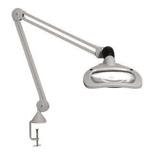 Vision Engineering VisionLUXO WAVE Bench Magnifier UV, light grey, 5,0 diopter