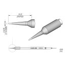 JBC C245-036 Ltspitze 0,5 mm Rundform gerade