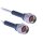 TekBox NM-NM/75/RG142/test HF Kabel N-Male zu N-Male, 75cm, verlustarmer, doppelt geschirmter RG142 mit Edelstahlarmierung, Edelstahl-Präzisionsstecker mit >= 1000 Zyklen