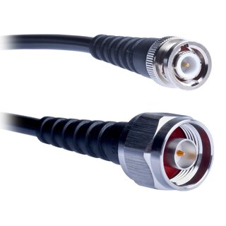 TekBox NM-BNCM/35/RG223 HF Cable N-Male to BNC-Male, 35 cm, RG223/U