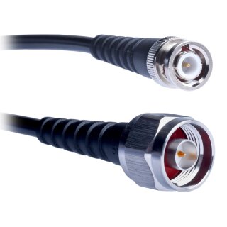 TekBox NM-BNCM/125/RG223 HF Kabel N-Male zu BNC-Male, 125 cm, RG223/U