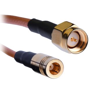 TekBox SMAM-SMBF/75/RG316 HF Cable SMA-Male to SMB-Female, 75cm, RG316/U