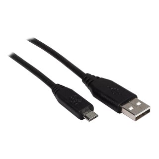 Offizielles Raspberry Pi micro-USB Kabel schwarz