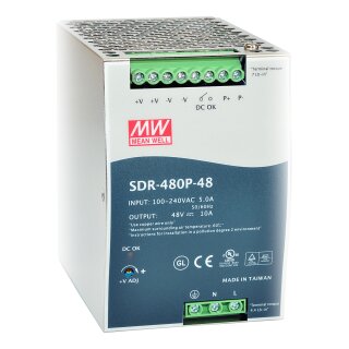 Meanwell SDR-480 Hutschienen-Schaltnetzteil